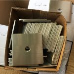 sérsniðin frábær duplex s32205 (f60) ryðfríu stáli ferningur diskur þvottavél / festing