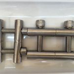 ansi 316ti / is 1.4571, 317l / is 1.4438 ryðfríu stáli hlutar-tengja stangir röð